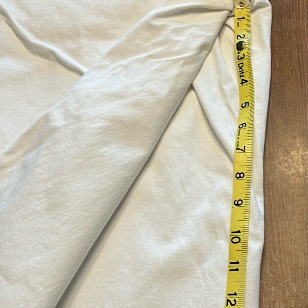 Croft & Barrow Cream Elastic Waist Capris- Size 2X - Picture 5 of 12
